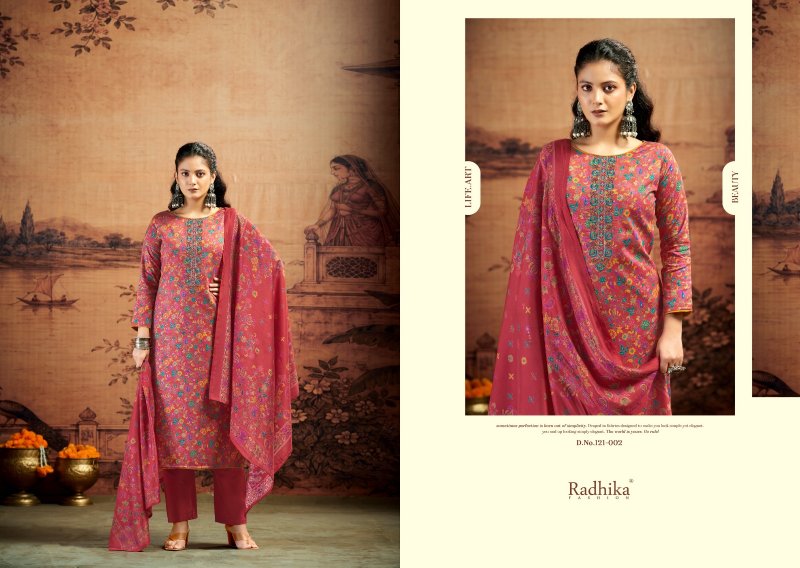 Kalki Advance Vol 5 By Radhika Jam Satin Dress Material 